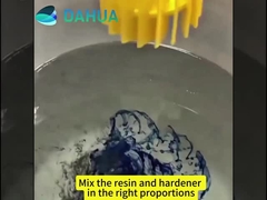 Epoxy resin on steel plates