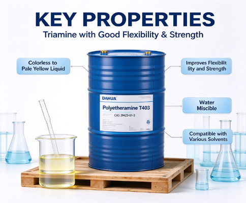 Good price T403 Water Miscible Polyetheramine Triamine Epoxy Resin Hardener online